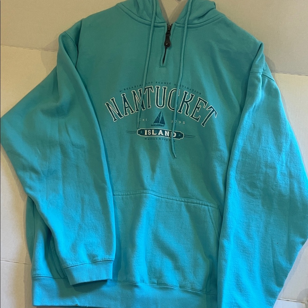 Men's Teal Hoodie